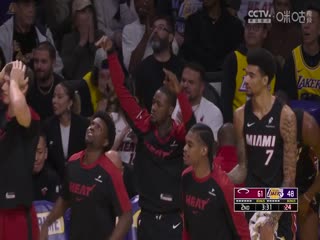 NBA常规赛热火VS湖人20250116